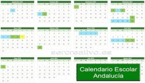 Calendario escolar en Andalucía